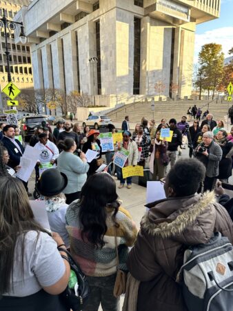 End Child Poverty rally in Albany. WCA. Westchester Children's Association. Child Poverty.