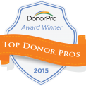 Nonprofit of the Year Award Winner in 2015 Top Donor Pros Award Competition
